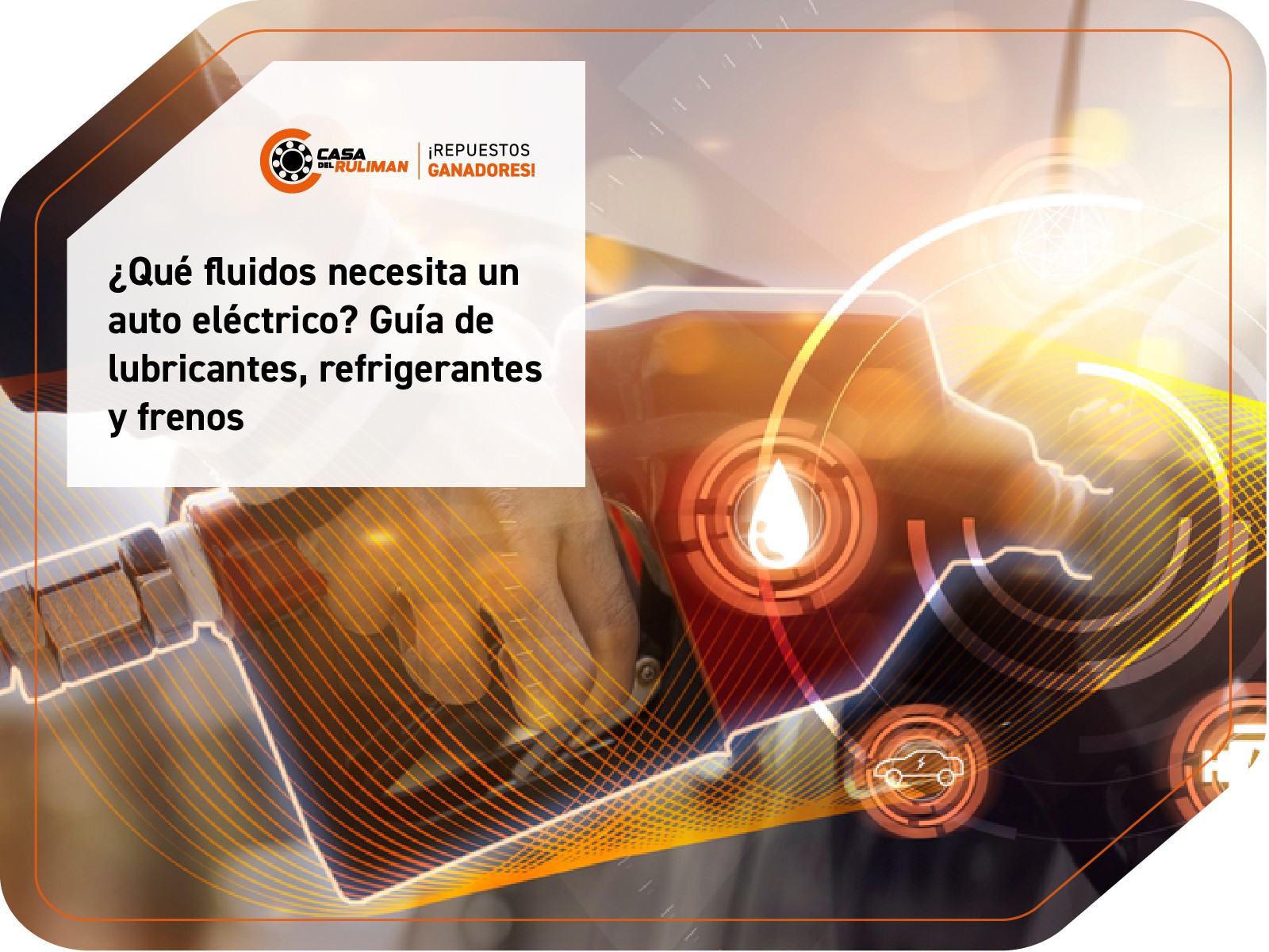 ¿Qué fluidos necesita un auto eléctrico? Guía de lubricantes, refrigerantes y frenos